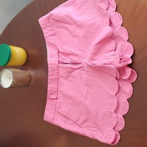J Crew Pink shorts size 12  cute style very pretty colour  pink hibiscus 🌺